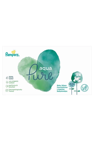 Prima Pampers Aqua Pure Islak Havlu Tekli 14x48li - 2