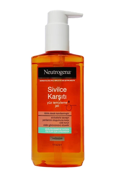 Neutrogena Sivilce Karşıtı Yüz Temizleme Jeli 200 ml