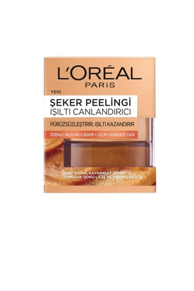 L'Oreal Paris STD Şeker Peelingi Işıltı Canlandırıcı Yüz Peelingi 50 ml Klasik - 4