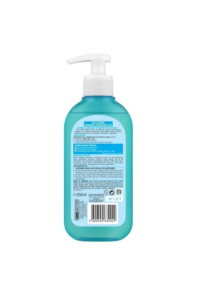 Garnier Saf & Temiz Yağlanma Ve Pürüzlere Karşı Temizleme Jeli 200ml - 2