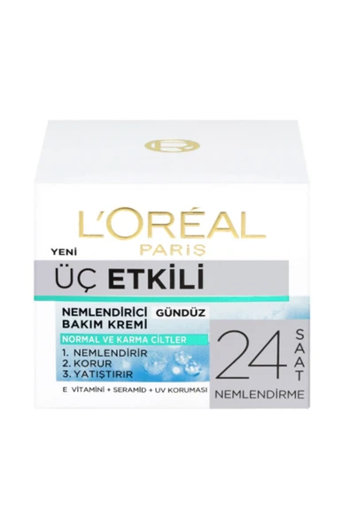 L'Oreal Paris L’oréal Paris 3 Etkili Günlük Bakım Kremi Normal Ve Karma Ciltler 50ml. Kozmetikexpo - 2