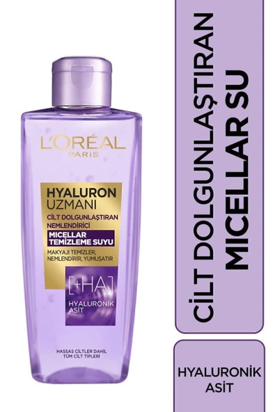 L'Oreal Paris Loreal Hyaluron Makyal Temizleme Suyu 200ml Mıcellar