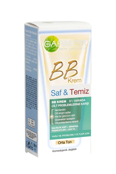 Garnier Saf & Temiz Bb Krem Orta Ton Spf 15 50ml