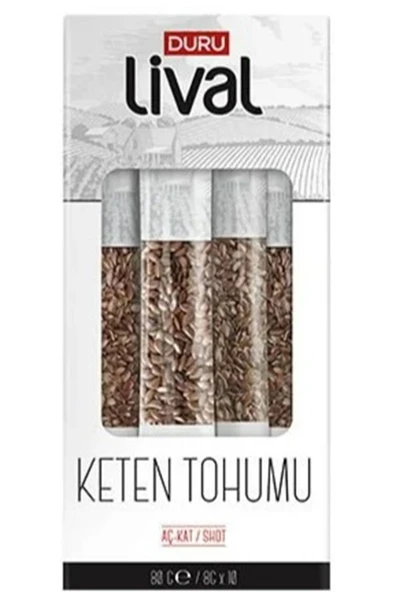 Duru Lival Keten Tohumu Aç Kat Kutu stick (8 G X 10 Adet) X 3 Paket - 2