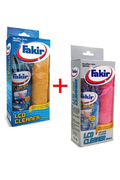 Fakir Lcd Cleaner Sprey Ekran Temizleyici 225 Ml 2'li Set