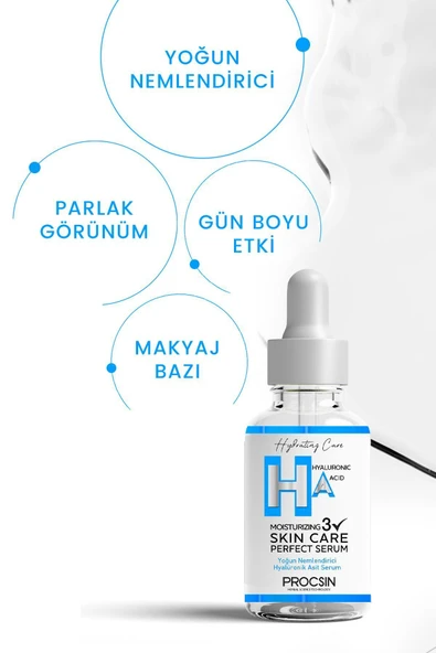 PROCSIN Yoğun Nemlendirici Hyaluronik Asit Serum 20 ml - 4