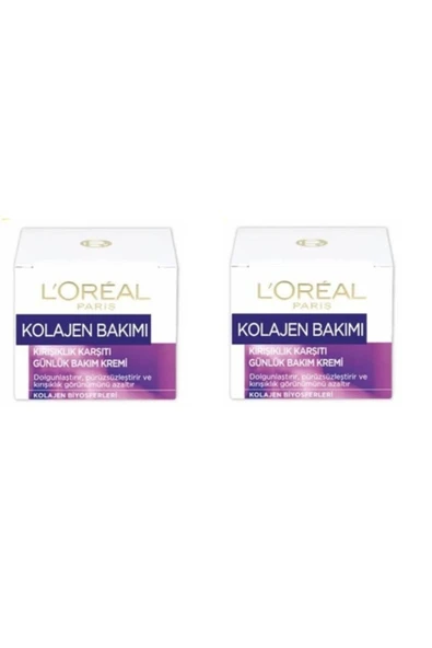 L'Oreal Paris Kolajen Bakımı Kırışıklık Karşıtı Günlük Bakım Krem 2x50ml