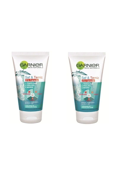 Garnier Saf & Temiz 3'Ü 1 Arada Yağlanma Ve Pürüzlere Karşı Temizleme Jeli 150 ml