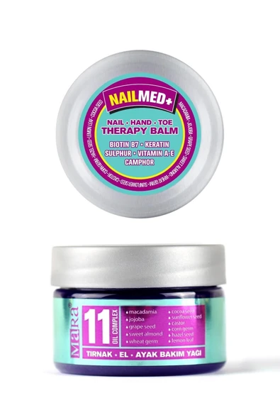 Mara Evde Manikür Seti - Kolay Manikür Peeling 125g + Nailmed Tırnak Yağı 40ml - 2