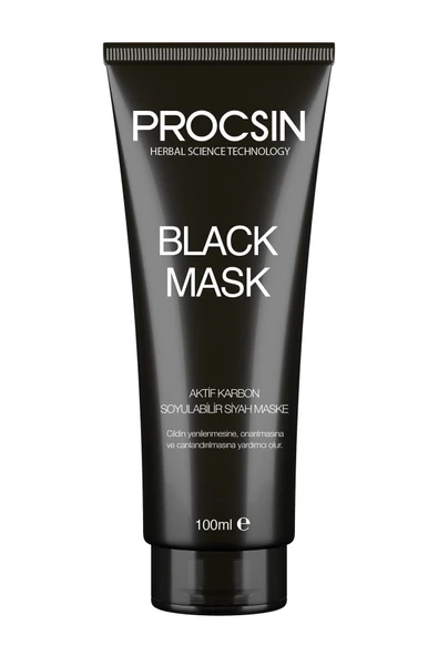 PROCSIN Siyah Nokta Giderici Aktif Kömürlü Siyah Maske 100ML - 5
