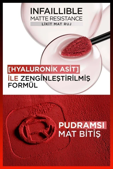 L'Oreal Paris Infaillible Matte Resistance Likit Mat Ruj - 150 Lazy Sunday - 6