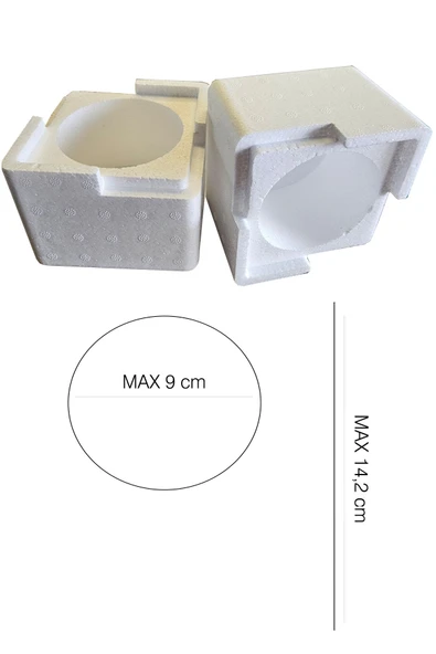 Kavanoz Koruyucu Strafor Köpük Kutu 24 Adet | 660 cc. 720 cc. Cam Kavanoz Kırılma Önleyici Köpük - 2