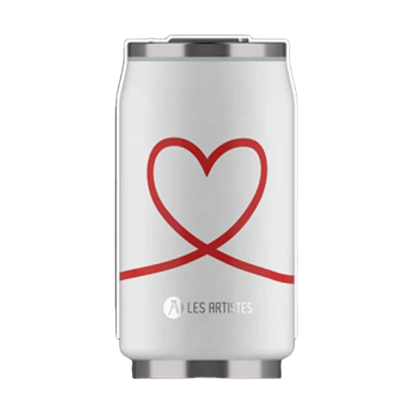 Les Artistes Paris Isı Yalıtımlı Kutu Çelik Termos 280ml Love  Çok Renkli 280 ML - 5