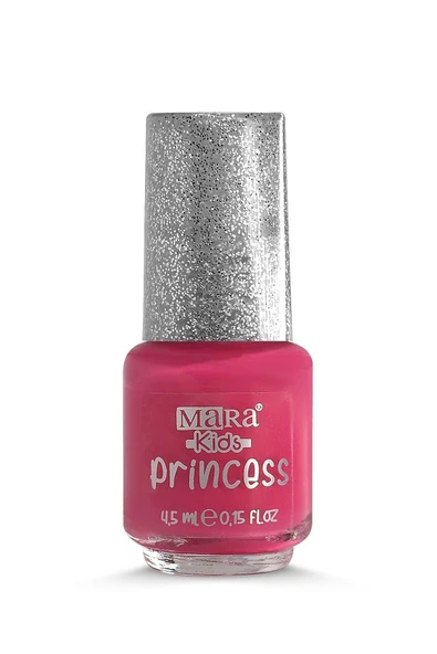 Mara Princess Yıkanabilir Su Bazlı Çocuk Ojesi - Pembe (törpü Hediyeli) - 4