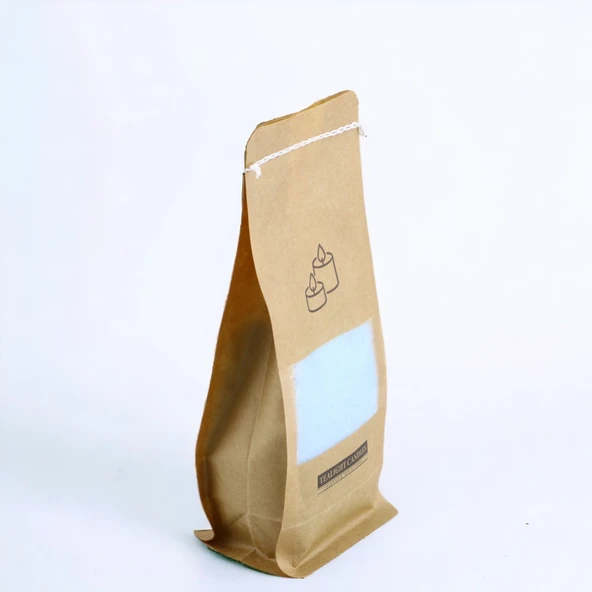 Toz Mum 250 Gr Dekoratif Mumu Kandil Hediyelik Fitilli Mumlar Şamdan Mavi Okyanus Kokulu - 9