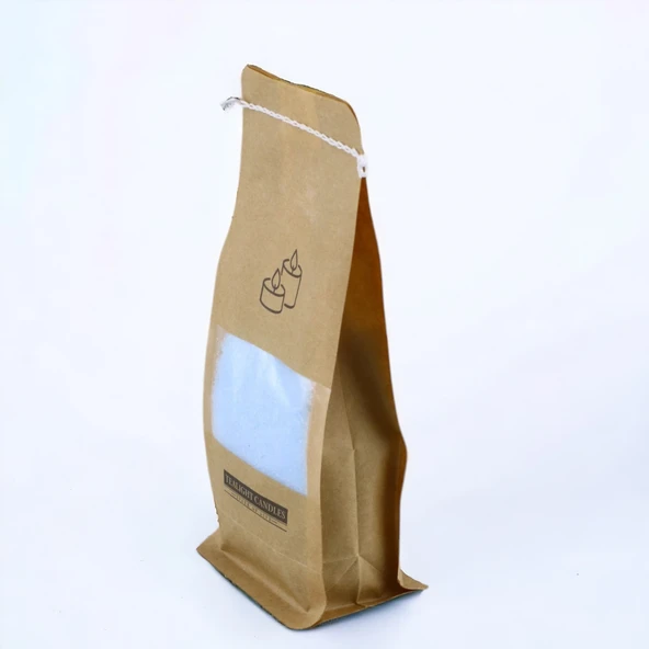 Toz Mum 250 Gr Dekoratif Mumu Kandil Hediyelik Fitilli Mumlar Şamdan Mavi Okyanus Kokulu - 8