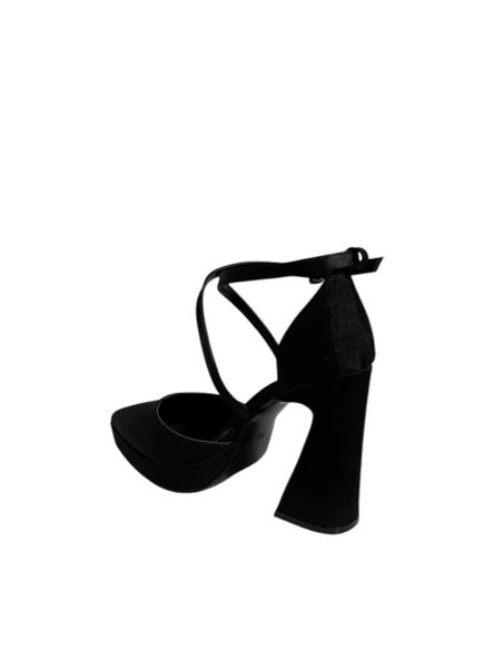 Milano 1202 Kadın Platform Topuklu Saten Ayakkabı (Yaz 25) - 4