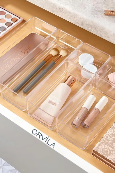 Orvila Orvila Makyaj ve Takı Düzenleyici Organizer Set 6'lı