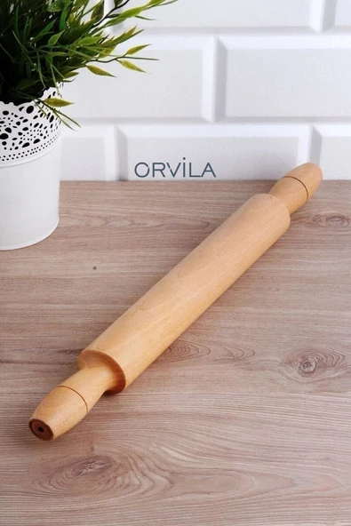 Orvila Orvila Döner Saplı Ahşap Merdane 45Cm