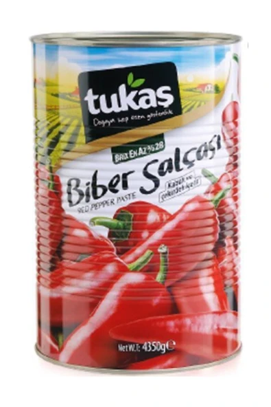 Tukaş Tatlı Biber Salçası - Tnk 5 Kg (4250 GR)