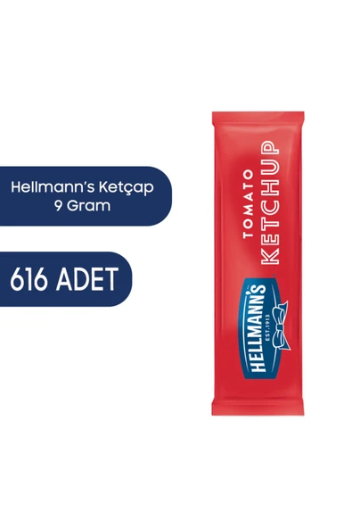 Knorr Hellmanns Hellmann's Porsiyonluk Ketçap 9 G x 616