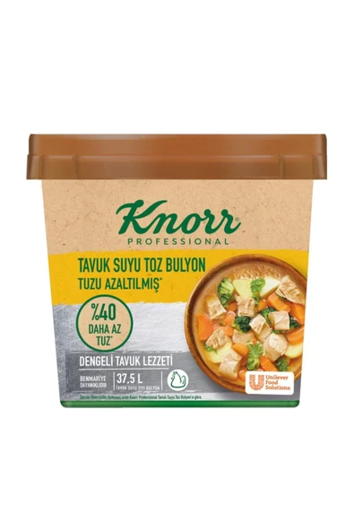 Knorr Tavuk Bulyon Tuzu Azaltılmış 750 Gr