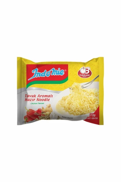 İndomie Indomie 5'li Tavuk Aromalı Hazır Noodle