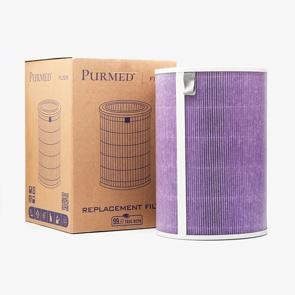 Purmed Xiaomi Smart Air Purifier 4 Lite Mor HEPA filtre