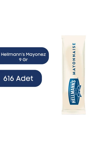 Knorr Hellmann's Tek Kullanımlık Mayonez 9 G 616 Adet