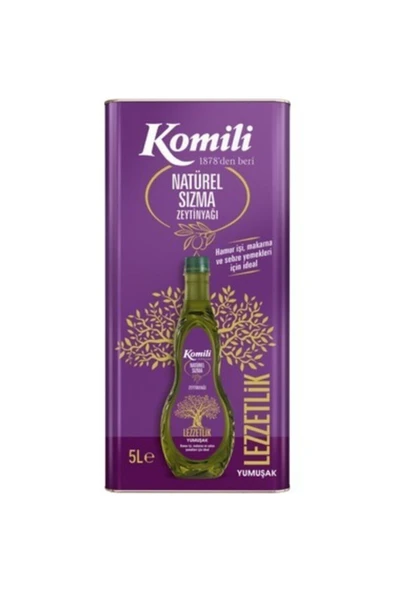 Komili Yağ Komili Naturel Sızma Zeytinyağı 5 Lt