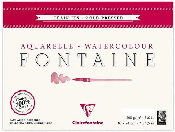 CLAIREFONTAINE SULU BOYA BLOGU FONTAINE 24x30 300