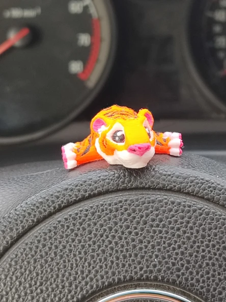 Sevimli Kaplan Torpido Süsü Dikiz Ayna Süsü - Resim 5