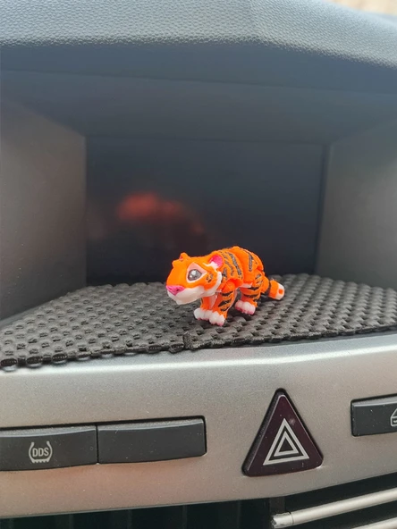 Sevimli Kaplan Torpido Süsü Dikiz Ayna Süsü - Resim 7