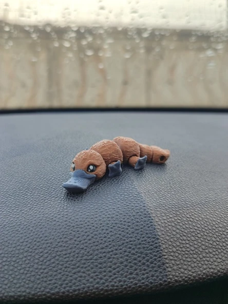 Sevimli Ornitorenk Torpido Süsü Dikiz Ayna Süsü ürün görseli 1