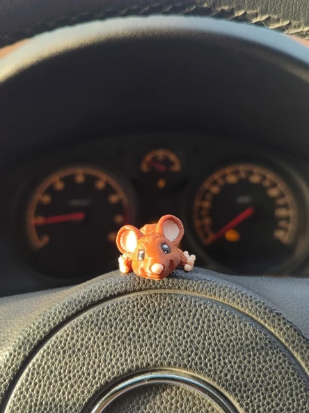 Sevimli Fare Torpido Süsü Dikiz Ayna Süsü ürün görseli 1