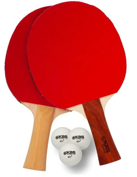 Kbs Batman Set Masa Tenisi Raketi 2 Raket 3 Top - 3