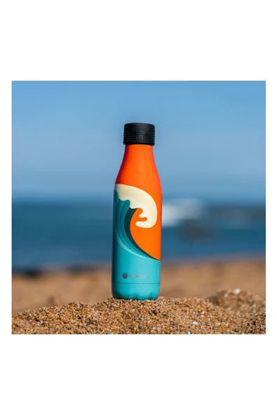 Les Artistes Paris Isı Yalıtımlı Çelik Termos 500ml Wave  Çok Renkli 500 ML