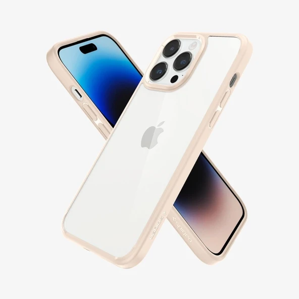 iPhone 14 Pro Kılıf, Spigen Ultra Hybrid Sand Beige ürün görseli 1