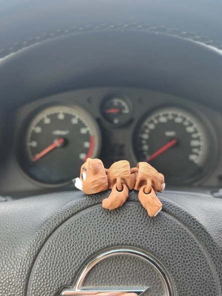 Sevimli Ayı Torpido Süsü Dikiz Ayna Süsü - Resim 3