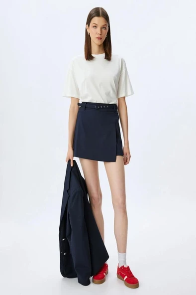 Koton Basic Bisiklet Yaka Kısa Kollu Pamuklu Tişört ürün görseli 1