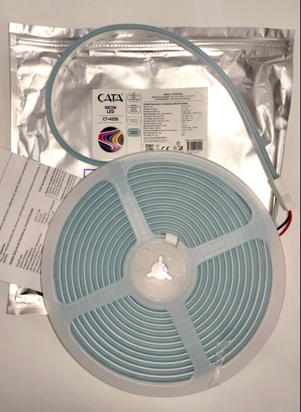 CATA NEON ŞERİT LED TURKUAZ 5 METRE RULO