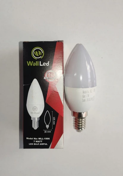 WALLLED 7 W.E14 BEYAZ RENK BUJİ AMPUL