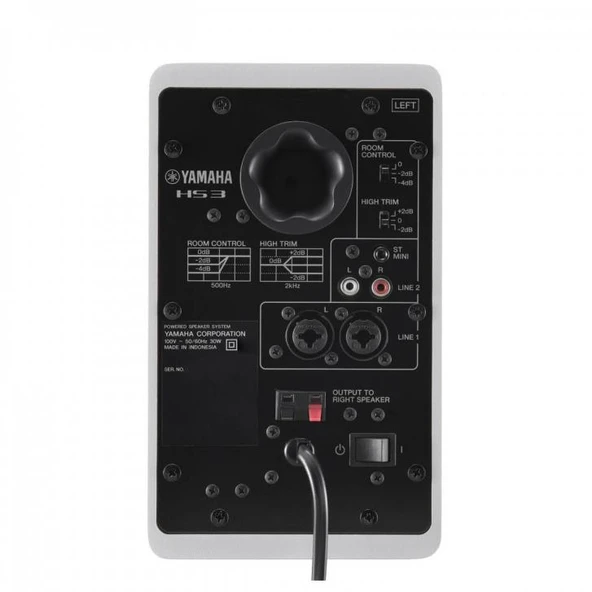 Yamaha HS3 Referans Monitörü Beyaz ( Çift ) - 3