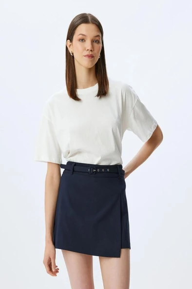 Koton Basic Bisiklet Yaka Kısa Kollu Pamuklu Tişört - Resim 2