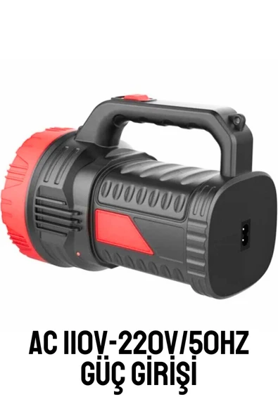 arwoan Projektör El Feneri Şarjlı + Işıldak 15 Watt 6608 - 3