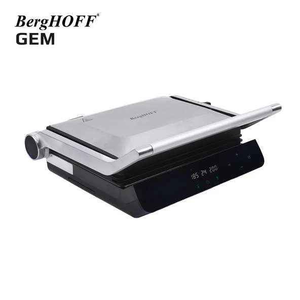 BergHOFF 7950600 Gem Titan Gümüş Gri Çelik Izgara ve Tost Makinesi - 2