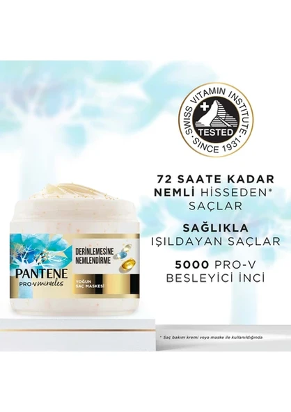 Pantene Pro-v Miracles Hydra Glow Nemlendirici Saç Maskesi 300 ml - Resim 5