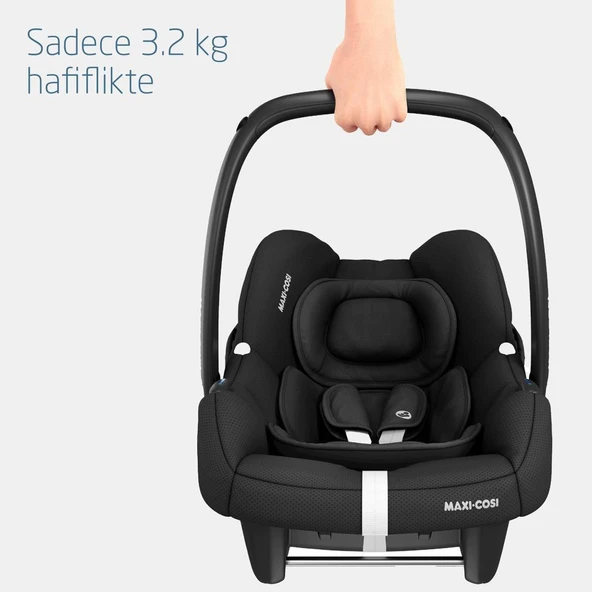 Maxi-Cosi Leona2-Cabriofix I-Size Tek Elle Katlanabilen Ultra Kompakt Çift Yönlü Seyahat Sistem Bebek Arabası Black - 10