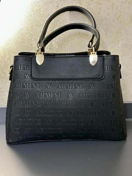 Armine Kartlık ve Bileklik Hediyeli El Ve Kol Çantası Omuz Çantası VS.BLKT.0137 - Resim 5