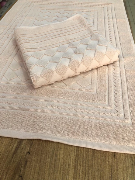 GONCA %100 Pamuk 1 Adet Lüx Banyo Paspası Ayak Havlusu 50 X 70 - 10